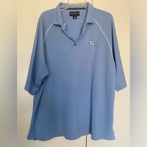 FJ Footjoy North Carolina Blue Performance Golf Polo Shirt XL